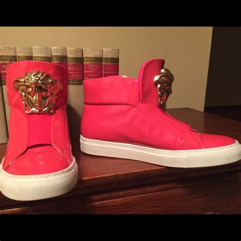 hot pink versace heels|versace sneakers women pink.